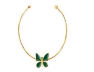 Butterfly Effect Green Necklace