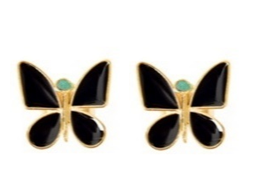 Butterfly Effect Black Earrings