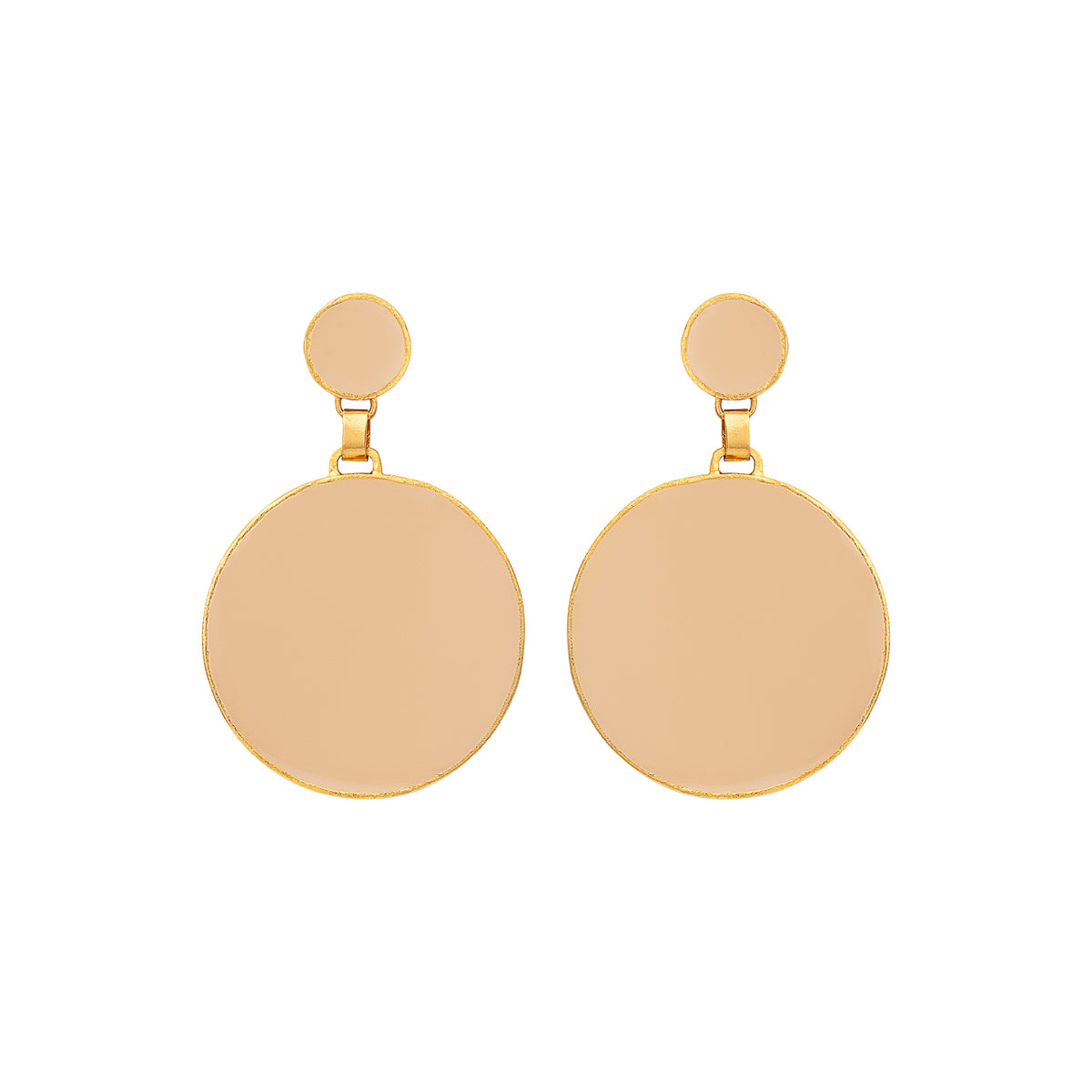 Salim Earrings Nude – Stitch Lab Marketplace