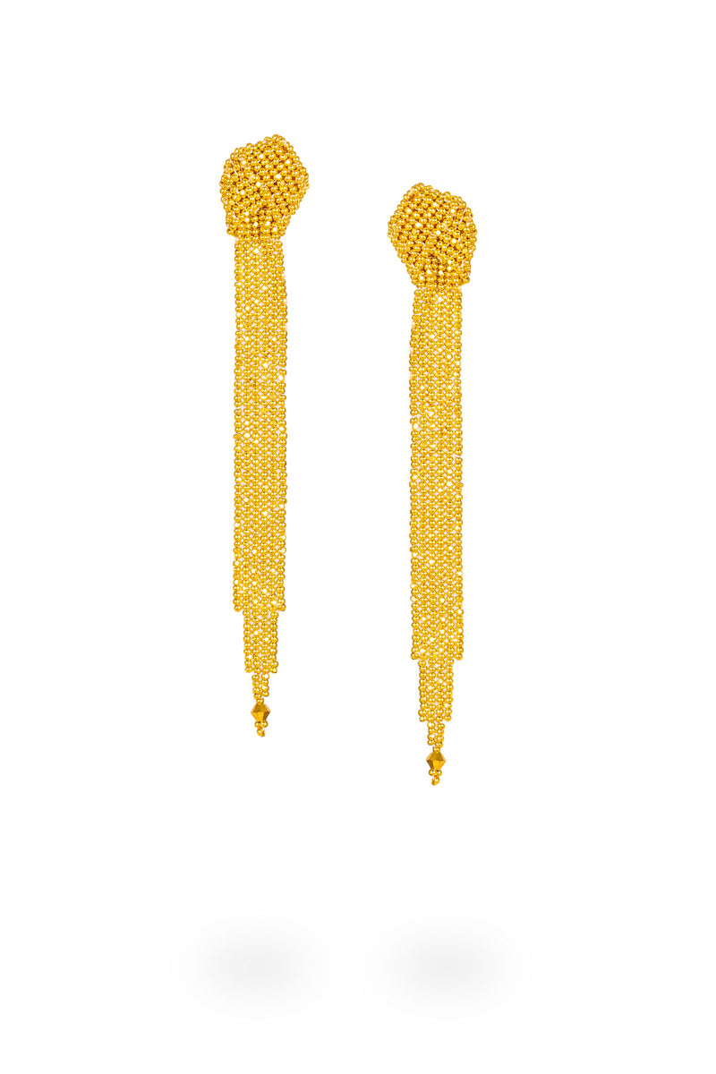 Knotted Earrings - Gold