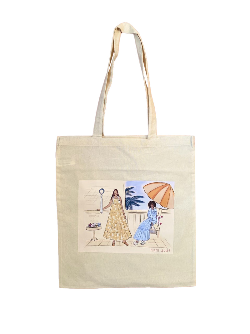 Talia Cu. x Stitch Lab Tote bag, Home print